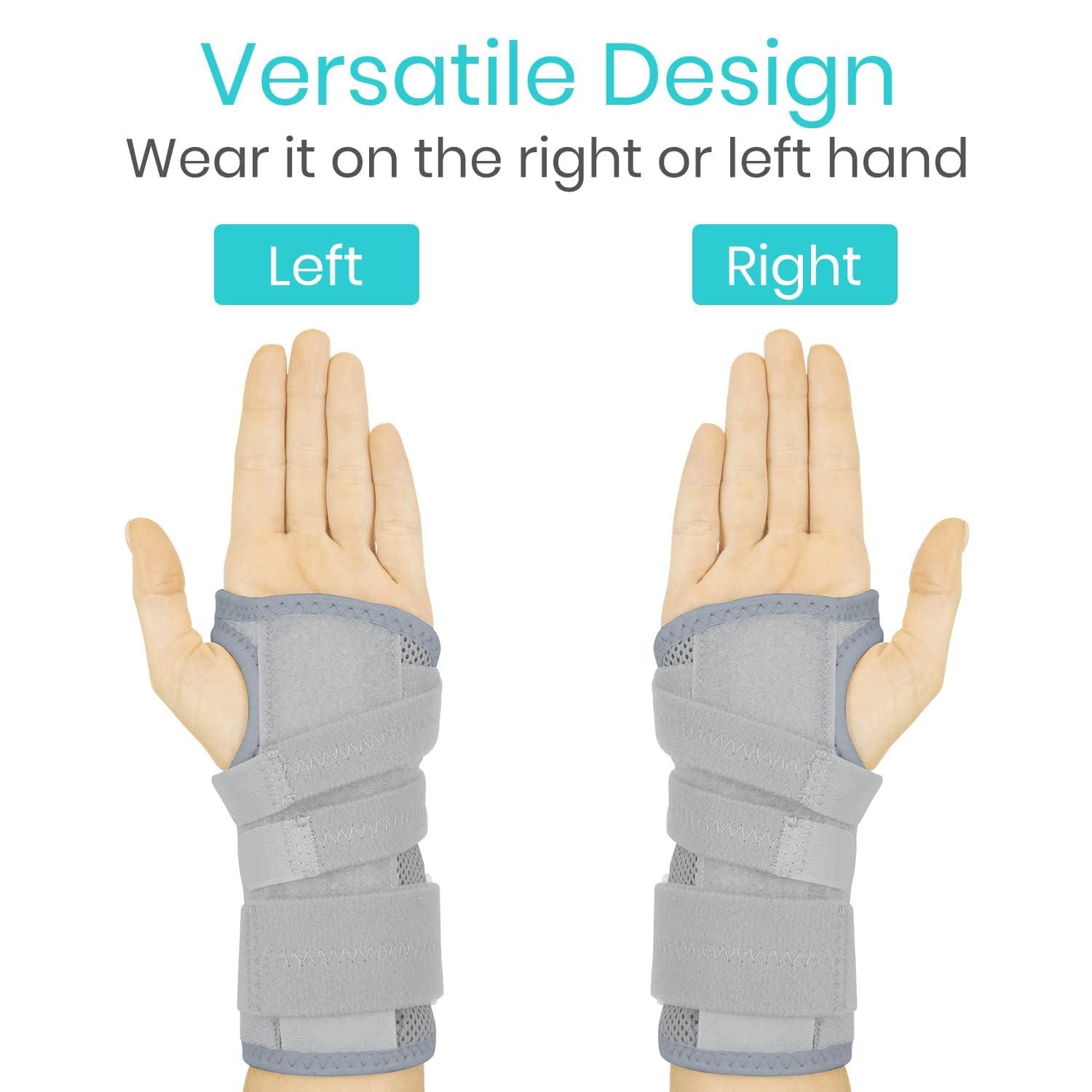 VIVE Vive Carpal Tunnel Wrist Brace (Left & Right) - Arm Compression Hand Support Splint - for Men, Women, Kids, Bowling, Tendonitis, Arthritis, Athletic Pain, Sports, Golf - Universal Adjustable Fit