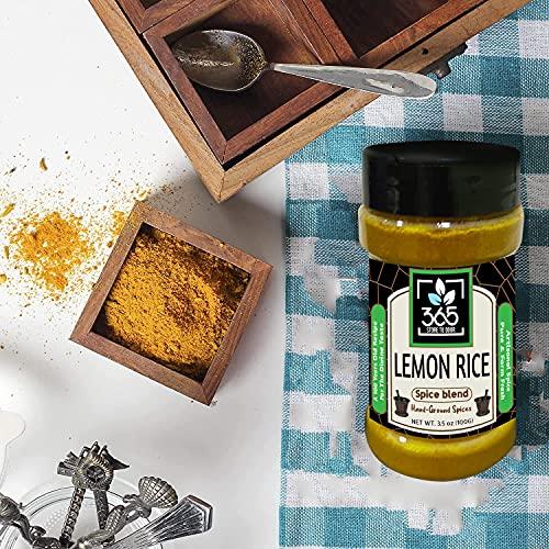 365 STORE TO DOOR 365 STORE TO DOOR Indian Spice - Lemon Rice Masala, 100 gm | Homemade Powdered | for Healthy Cooking | Ready to use | All Seasonings Spices | Pure & Hygiene | Spice Mix – Pack of 1