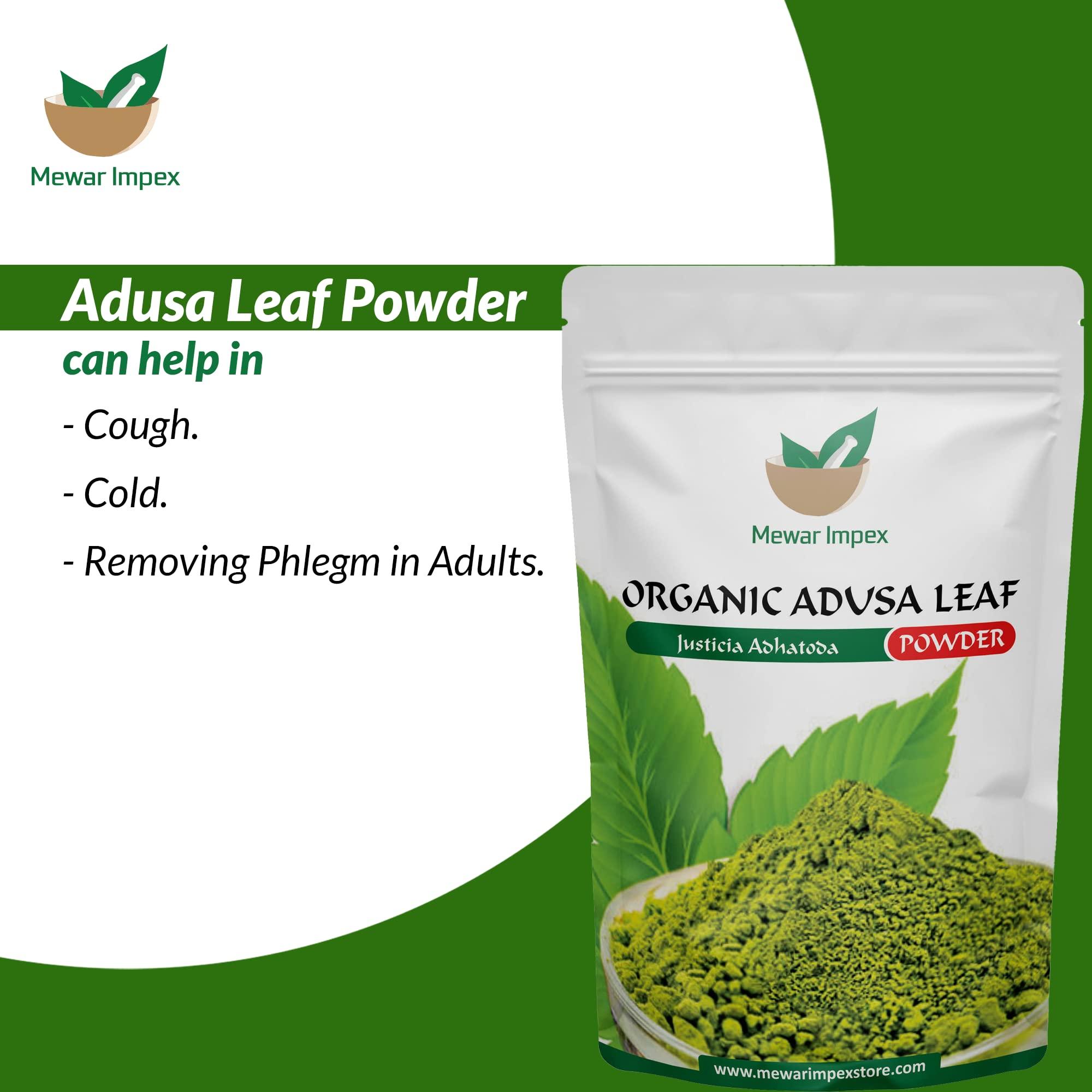 Mewar Impex Mewar Impex Adusa Leaf Powder 400 gm | Aadathodai | Vasa Pure Leaves |Vasaka | Adhatoda Vasica | Adalodakam Leaves Herbal Powder