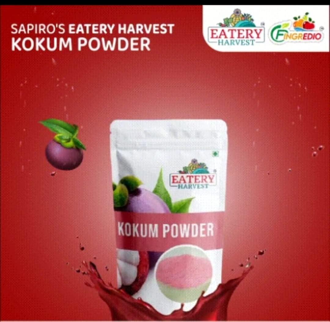 EATERY HARVEST EATERY HARVEST by Saipro Kokum Powder 200 Gm For Soups, Juices, Curries, Solkadhi, Beverages All Natural, No Preservatives