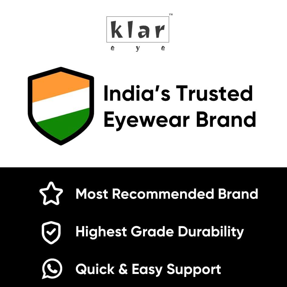 klar Eye klar Eye Premium Reading Glasses For Men and Women Mobile and Computer reading glasses Anti Reflection Scratch resistant reading glasses Powers from +0.75 to +3.50 k-4011(Burgundy, 2)