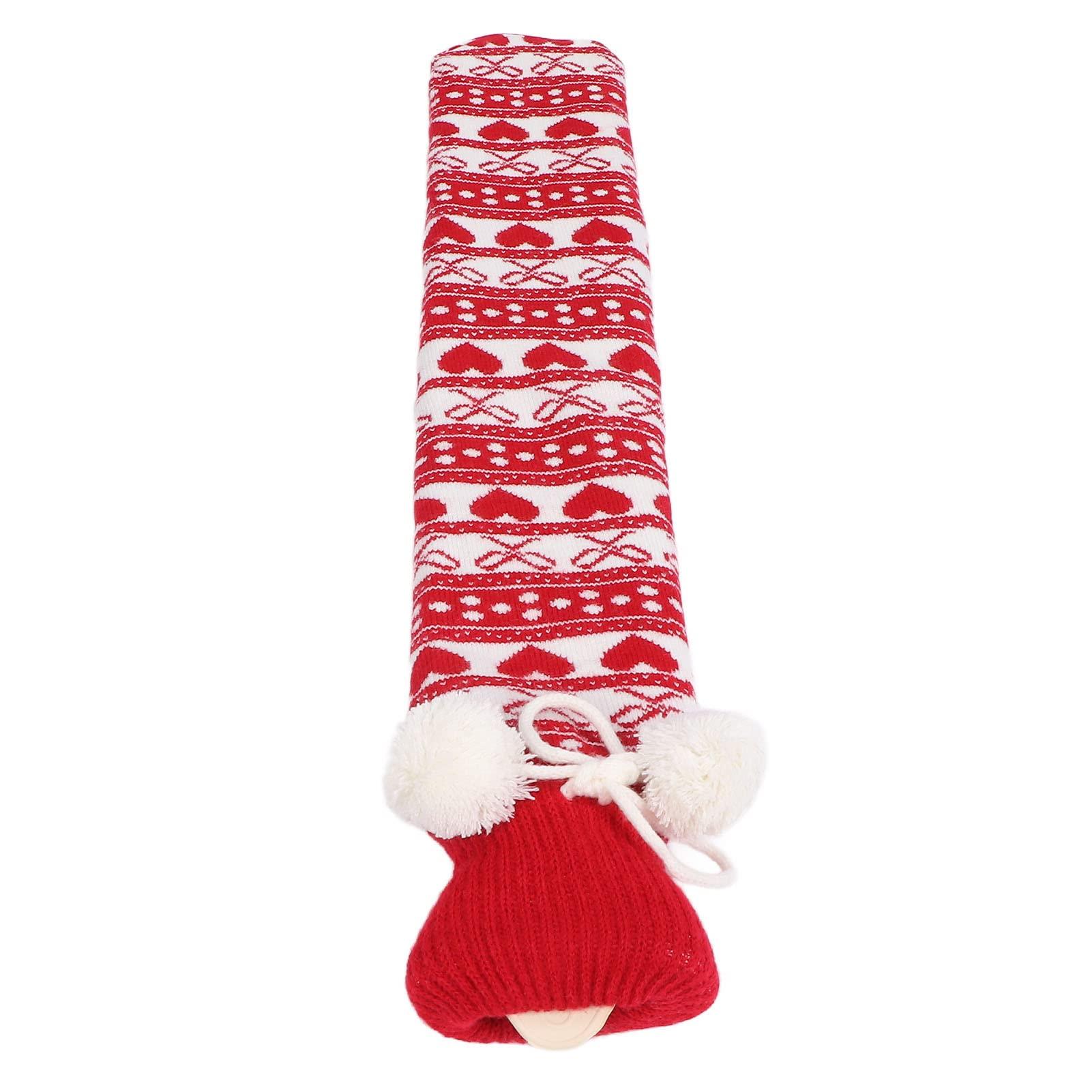 Meiyya Hot Water Bottle, Safe 1L Foldable Portable Soft Flexible Hot Water Bag with Knitted Cover for Neck Waist for Abdomen for Men Women(Butterfly)