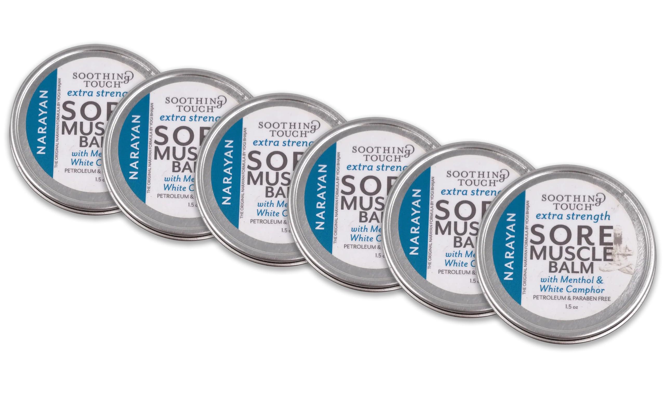 Soothing Touch Soothing Touch Sore Extra Strength Muscle Balm Tin, Narayan, 1.5 Ounces, Packaging May Vary