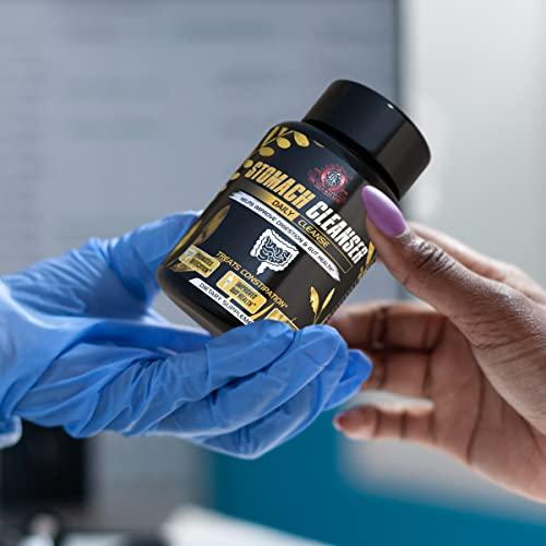 The Yoga Man Lab The Yoga Man Lab Stomach Cleanser Daily Cleanse - Natural Ayurvedic Colon Detox Probiotic Formula With Glucomannan & MCT Oil To Relieve Constipation, Manage Gut Health & Weight - 42 Capsules Pack