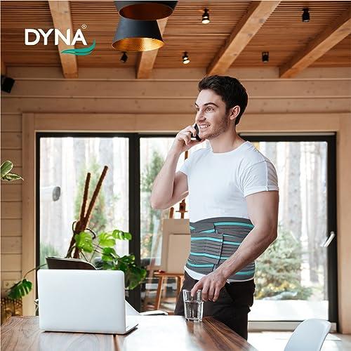 Dyna Dyna | Lumbo Sacral (L.S.) Corset | Back Pain Relief Belt | Lower Back Brace Support | Contoured Lumbar Support | Dual Adjustable Straps | For Men and Women. XX Large