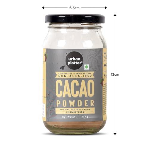 urban platter Urban Platter Non-Alkalized Organic Cacao Powder, 100g