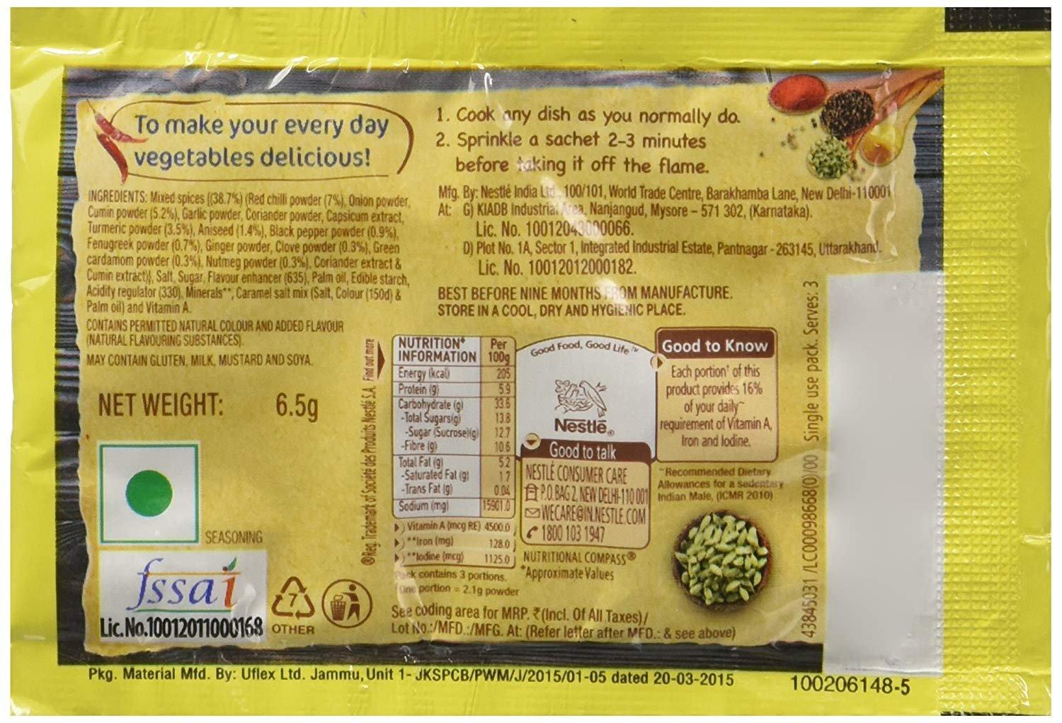 Maggi Maggi Masala A Magic, 6GM - (PACK OF 100)