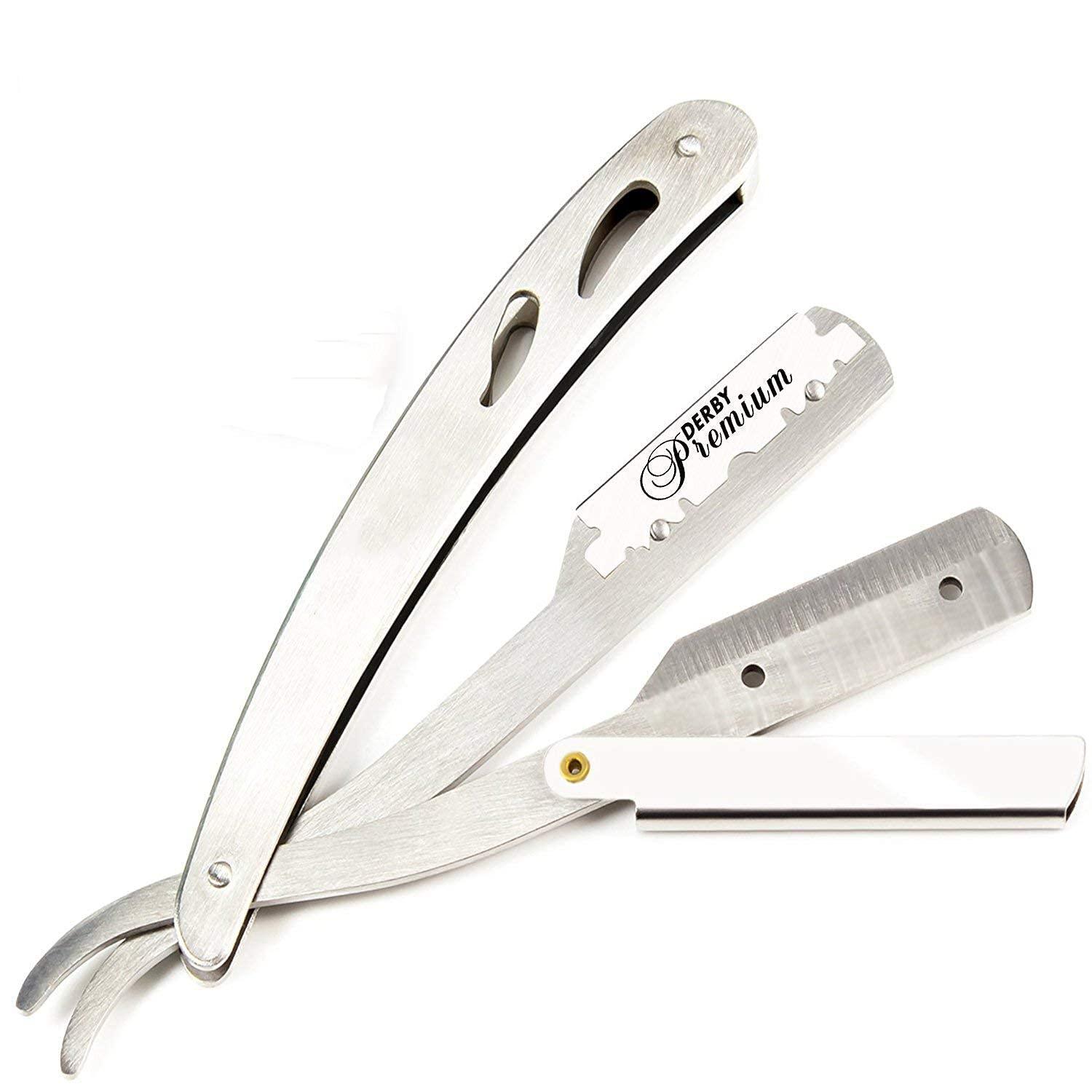 JOMLY JOMLY Straight Razor,Professional Folding Straight Razor For Men Stainless Steel Beard Shaver Hair Removal Tool,For Barber Straight Razor