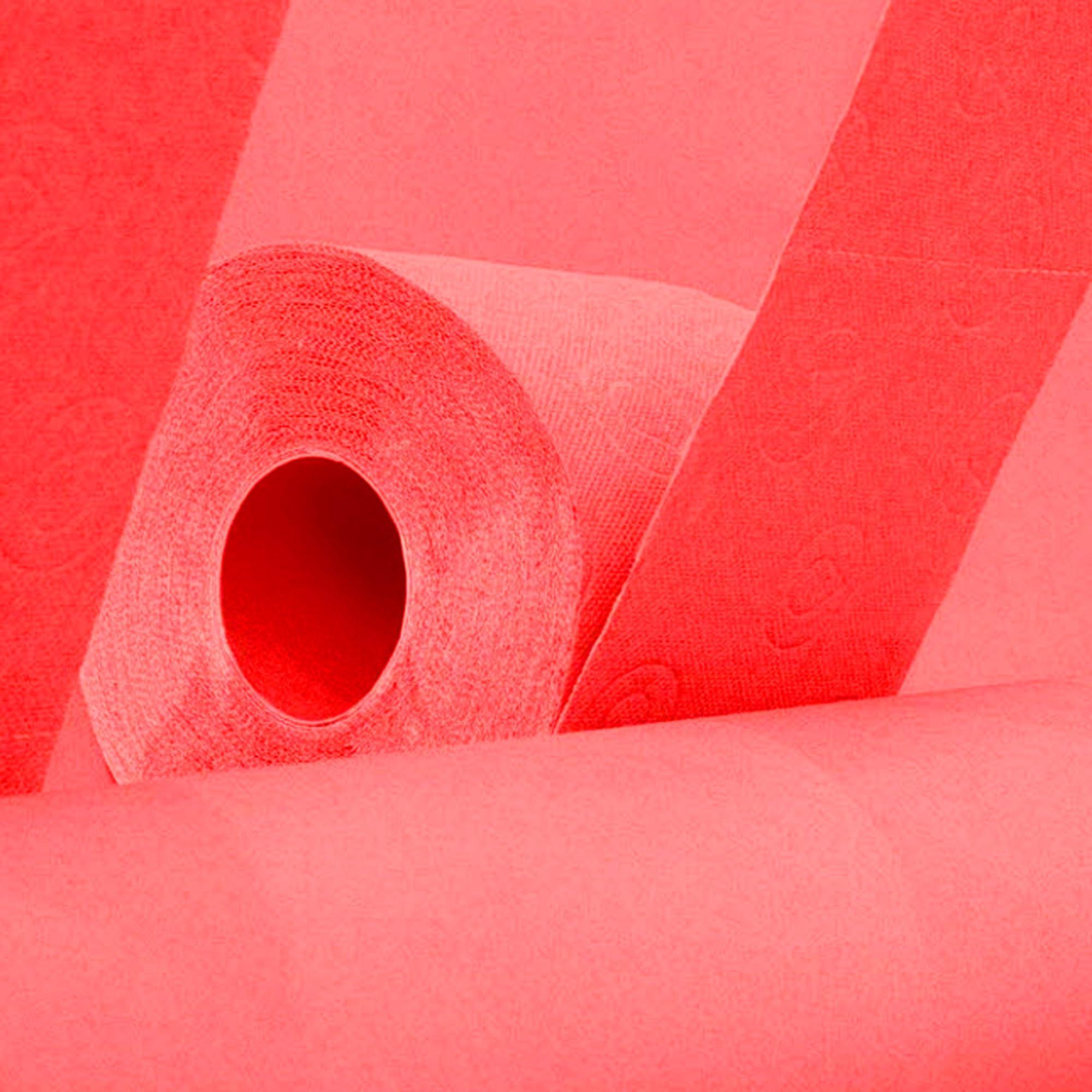 Renova Renova Red Toilet Paper, 6 Rolls, 3-Ply, Colored & Scented, Soft, Dermatologically & Gynaecologically Tested, 180 Pulls/Roll, 1080 Sheets