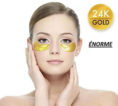 ÉNORME New Crystal 24K Gold Powder Gel Collagen Eye Mask Gold Eye Mask10 Pairs/Package