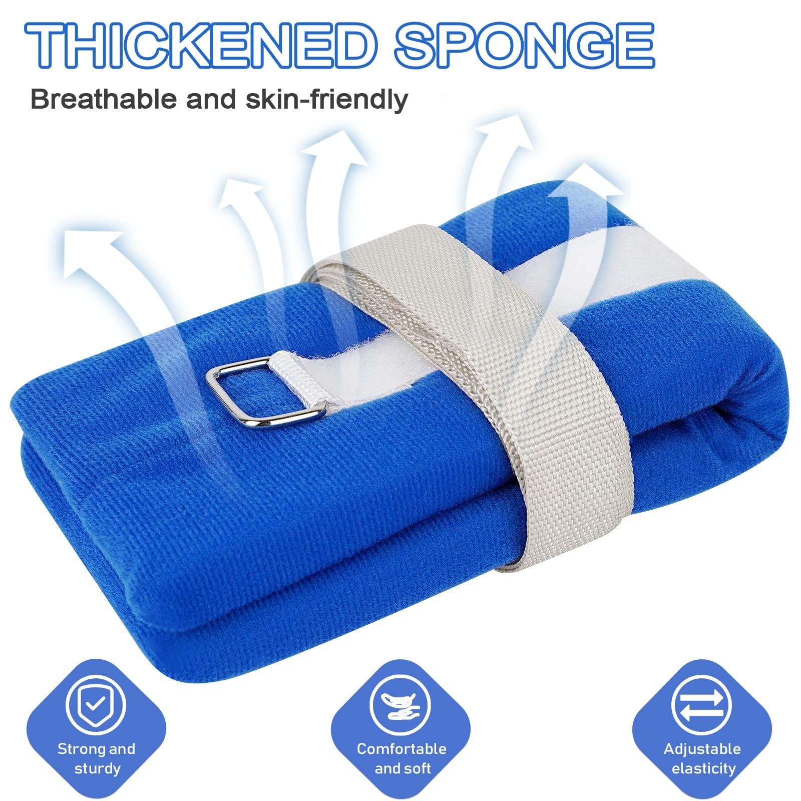 Ibnotuiy Ibnotuiy 4Pcs Medical Restraints Patient Hospital Bed Quick-Release Limb Holders for Hands Or Feet Universal Constraints Control