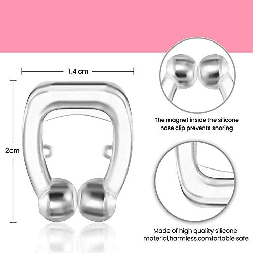 Ronest Ronest Silicone Magnetic Anti Snore Unisex Nose Clip Snoring Stopper For Men, Women - Pack of 1by The hevin store