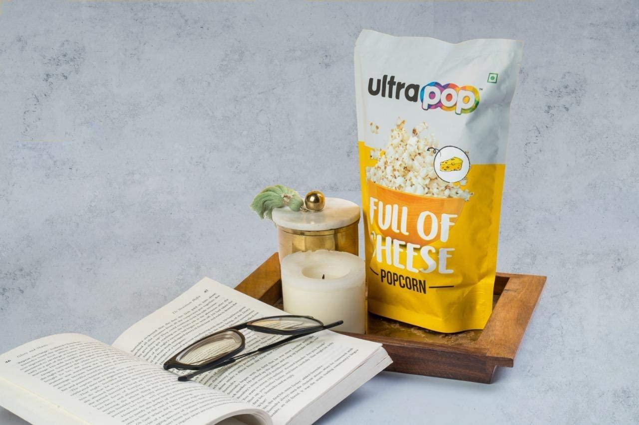 DD SHAH ULTRAPOP Cheese Flavoured Popcorn | New & Trendy Flavours | Ready To Eat Popped Popcorn | Healthy & Premium Snack (Pack of 24)