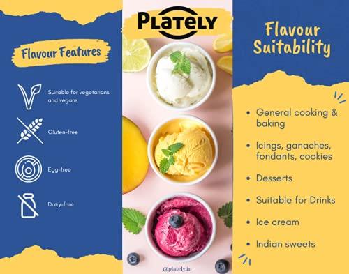 Plately Plately - Mawa - Food Flavour Essence for Baking Cakes, Cookies, Chocolates, Ice Creams, Desserts, 30g
