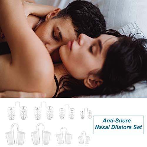 Honeytecs Honeytecs 8PCS-Snore Nasal Dilators SetSnoring Solution Devices Stop Snoring Sleep Aid to Ease Nighttime Breathing for Men Women