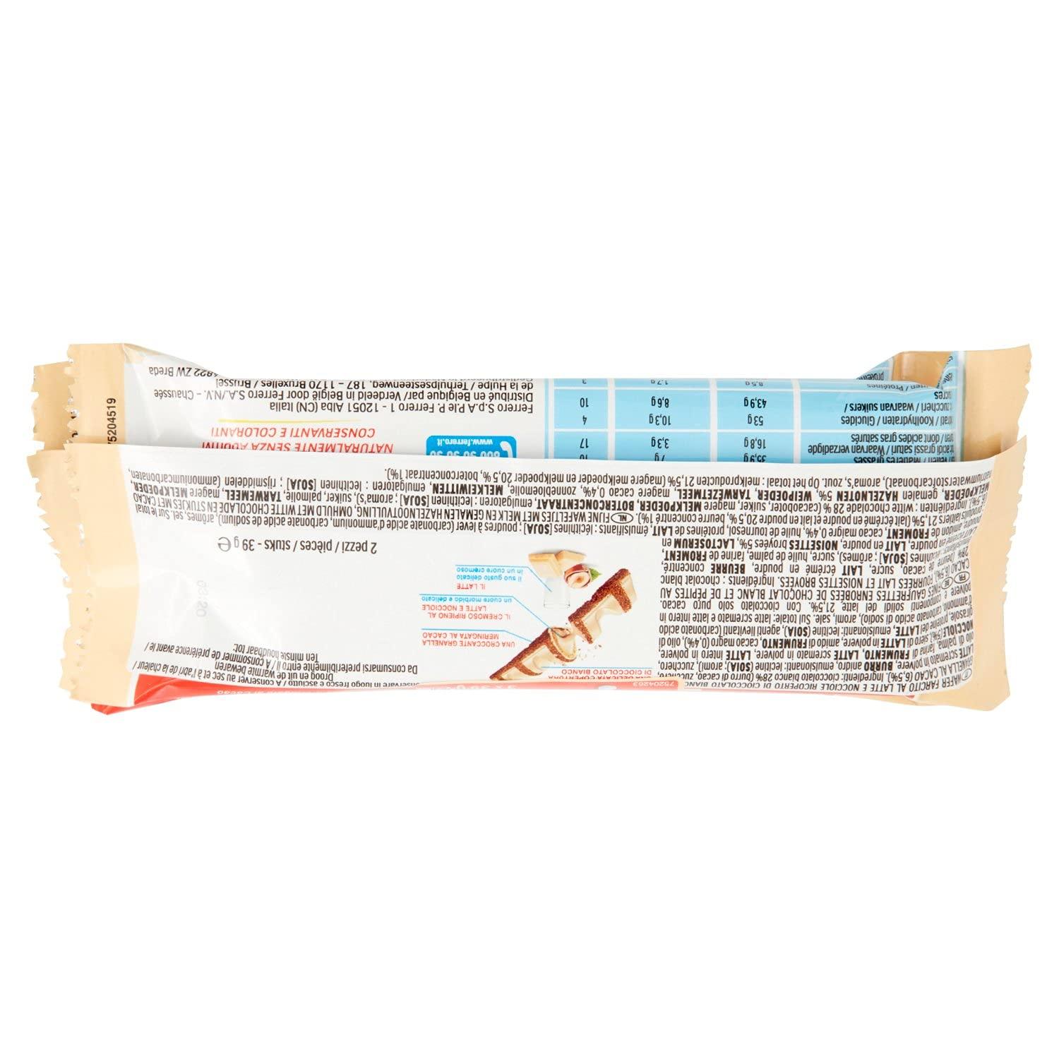 Kinder Kinder Bueno White Chocolate Bar (Pack of 3) 39g