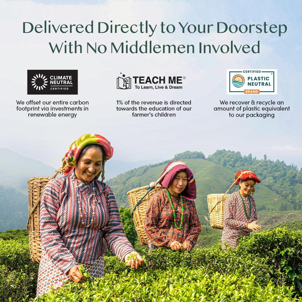 VAHDAM Hibiscus Apple Iced Tea Instant Premix (150g/5.29oz) 60 Servings | Lightly Sweetened Iced Tea | Tarty Hibiscus & Sweet Apple | Best for Mocktails & Cocktails | Packed in Tin Caddy | VAHDAM