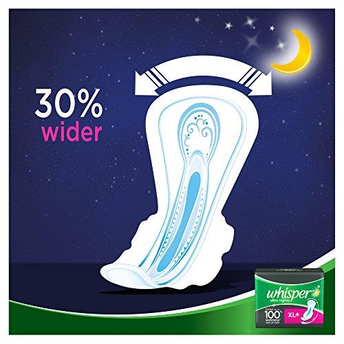 Whisper Whisper Ultra Overnight Sanitary Pads - 30 Count (XL Plus Wings)