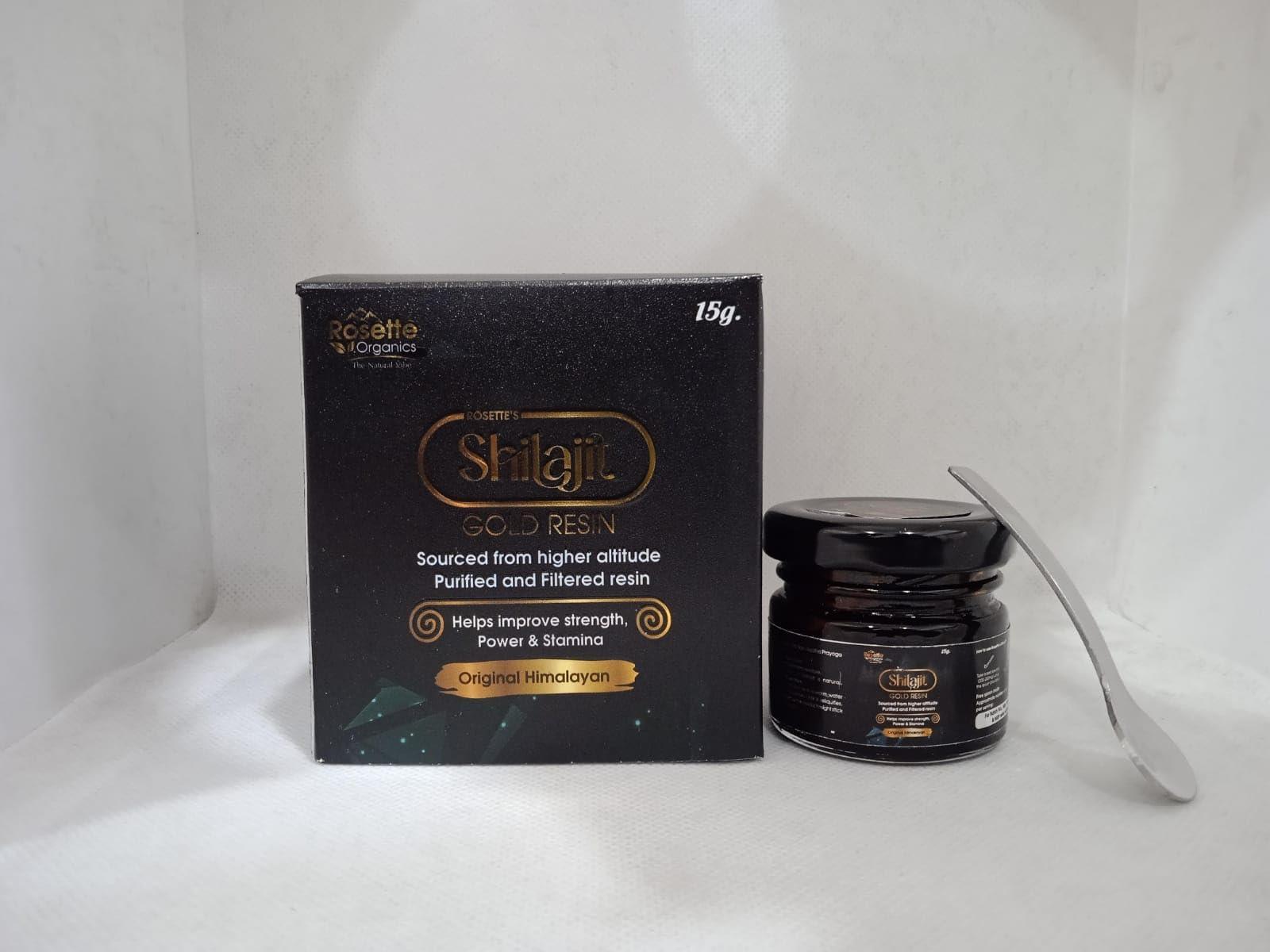 Generic Shilajit Gold Resin - 20g | Helps in boosting Stamina | Contains 24 Carat Gold | 100% Ayurvedic