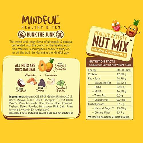 EAT Anytime Eat Anytime Mindful Healthy Trail Mix Combo of Papaya & Pineaple, Fig & Raisin | No Added Sugar & No Preseervatives | Antioxident | Healthy Sanck For Breakfast & Dieat - 200gm(Combo of 2)