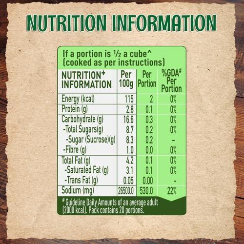 MAGGI MAGGI Magic Cubes Vegetarian, 240g Pack (60 Cubes) | Ready Masala for Rice dishes, Vegetables, Soups & Curries