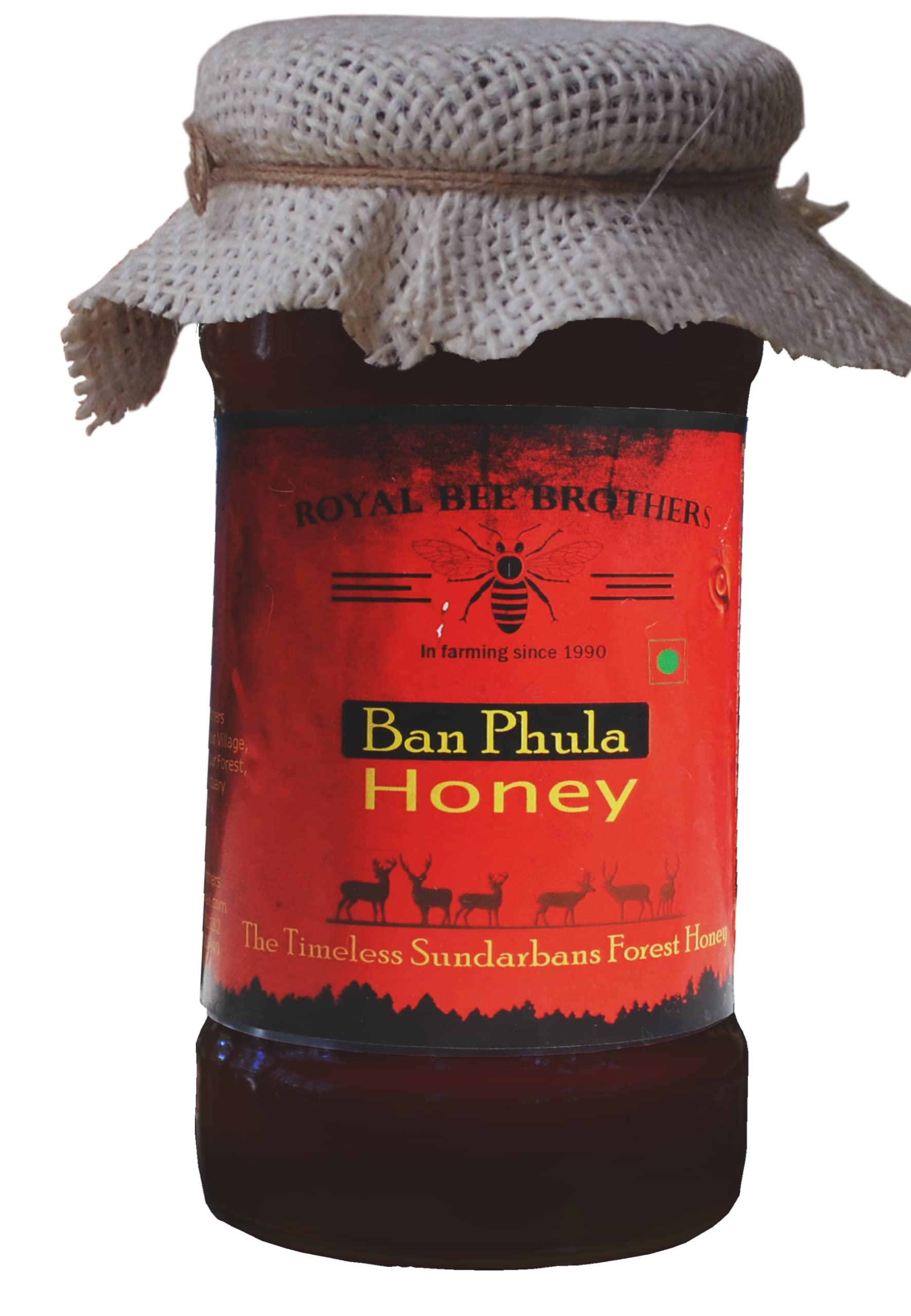 Royal Bee Brothers Royal Bee Brothers | Four Type of 100% Natural Wild Forest Honey | Produce of Wild Honey Bee | Raw & Unprocessed| 500 gm * 4 bottle
