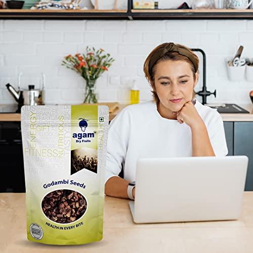 Agam Dry Fruits Agam Dry Fruits Godambi Seed | Semecarpus Anacardium | Kernel Of Bhilawa Seed | Bhilawa Magaj | Bhallataka. (250g)