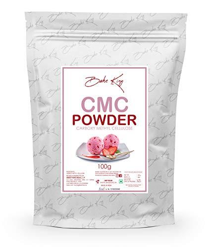 BAKE KING BAKE KING CMC Powder (Carboxymethyl Cellulose) 100G for Ice Creams, Food Grade | Soft, Smooth and Creamy | Raising Ingredient Powder | Instant Ice Creams That Improves Texture & Softness
