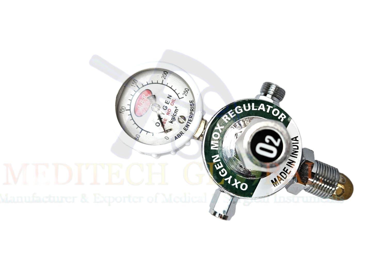 MEDITECH GLOBAL MEDITECH GLOBAL Single Gauge Single Stage Medical Oxygen Regulator (MOX Regulator)