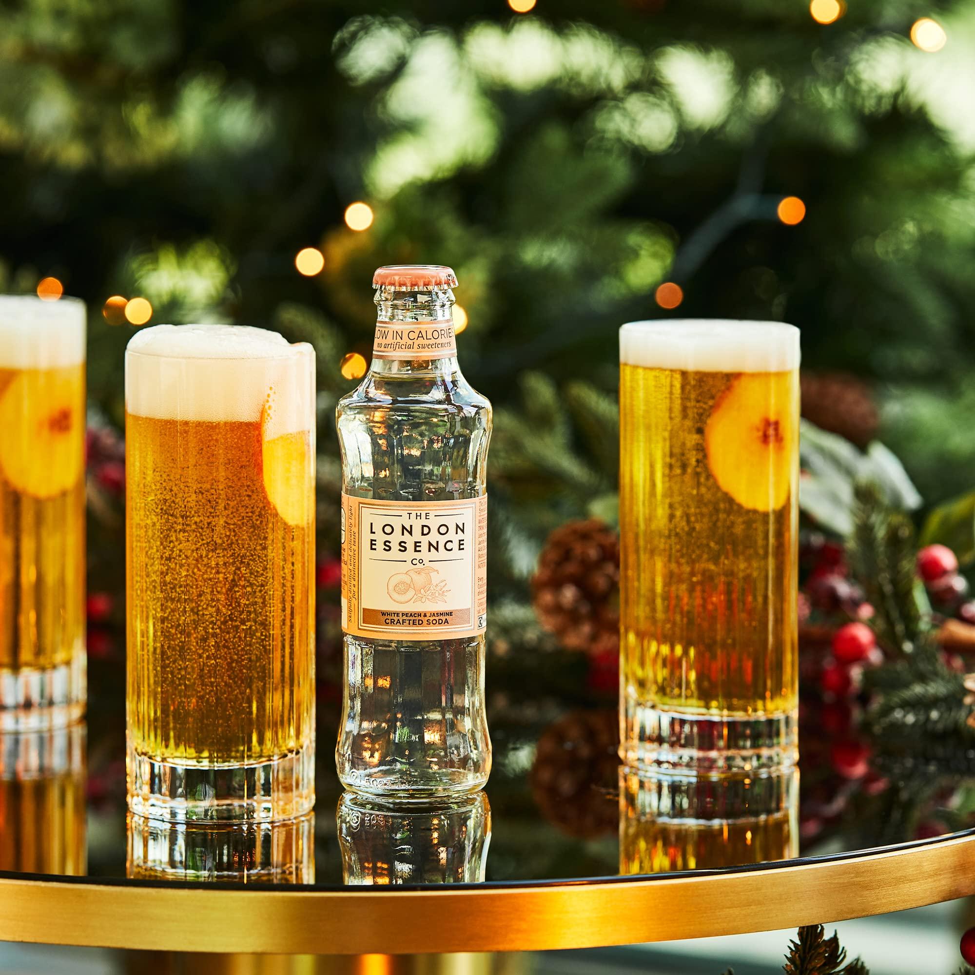 The London Essence Co. The London Essence Co. White Peach & Jasmine Crafted Soda, 6.76 fl oz / 200 ml