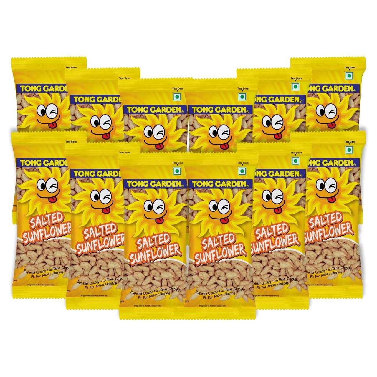 Tong Garden Tong Garden Salted Whole Sunflower Seed 30G (Pack Of 12)