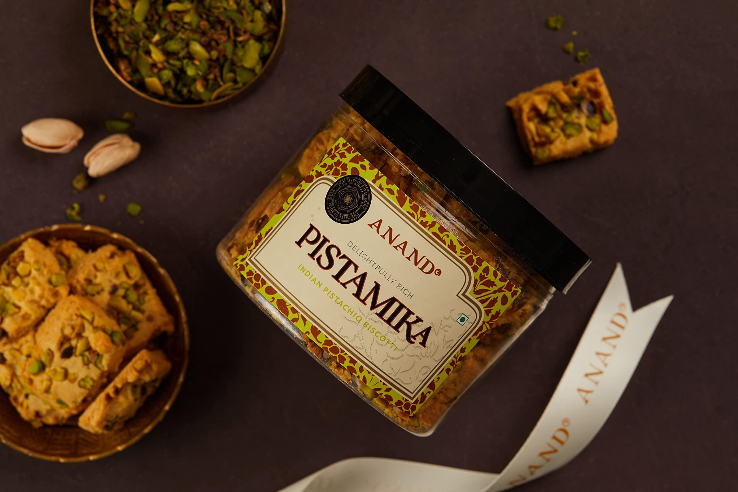 ANAND ANAND Premium Biscotti Combo - Badamika Pistamika Chocomika Combo, 450g (Pack of 3 (675 g))