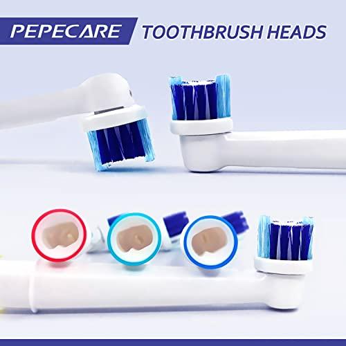 PEPECARE 8 Pack Replacement Toothbrush Heads Compatible with Braun Oral-B Professional Care 500 1000 2000 2500 3000 5000 Vitality Pro Smart Genius Toothbrushes