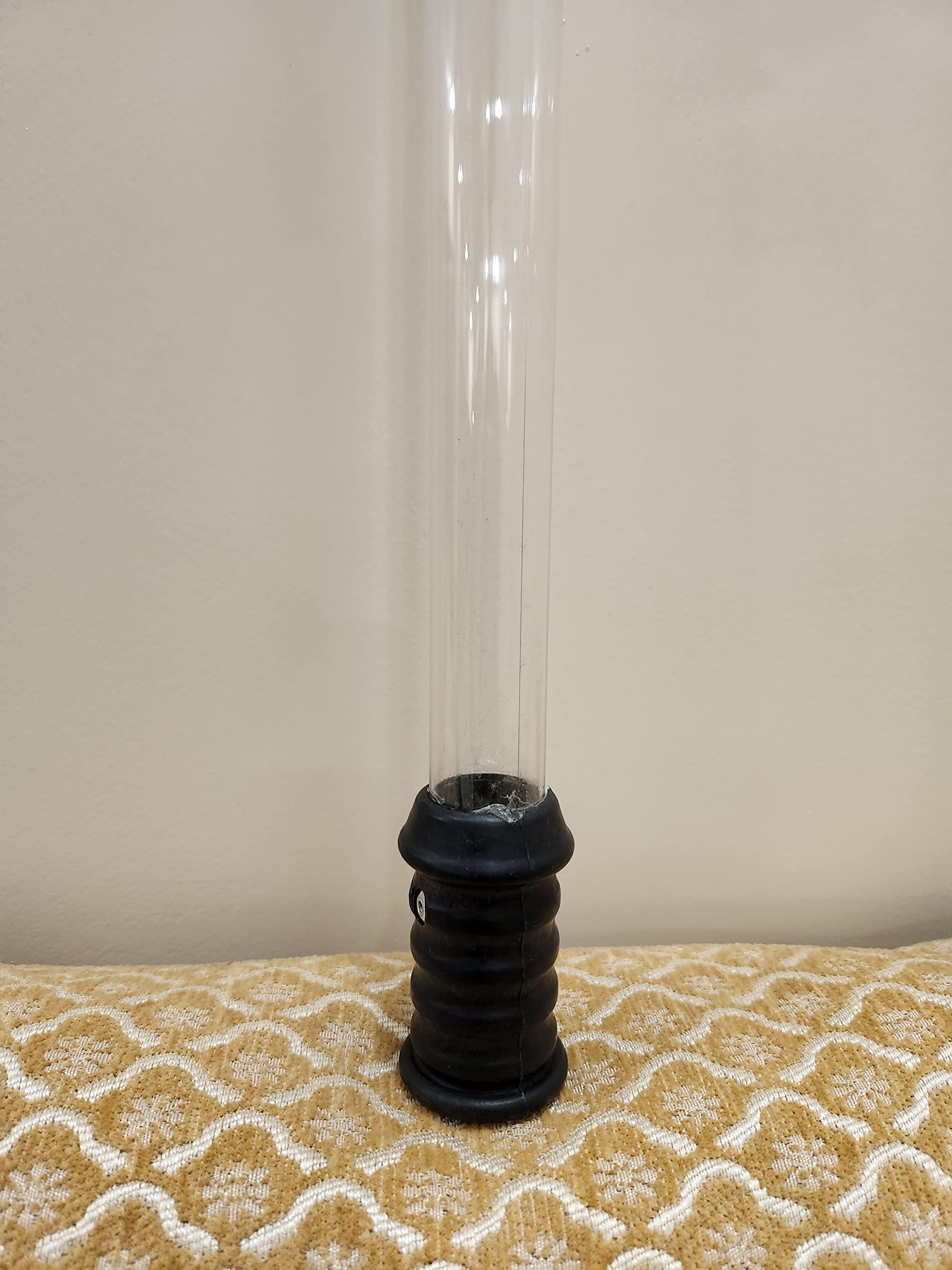 Rana Creation Mart Rana Polycarbonate Safety Stick (Pack of 1) High Impact Resistance,Light Weight, Scratch Proof, Anti Slip Bottom Security Stick/Fiber Rule/Fibre Stick/Police Fiber Stick/Walking Cane/Walking Rule