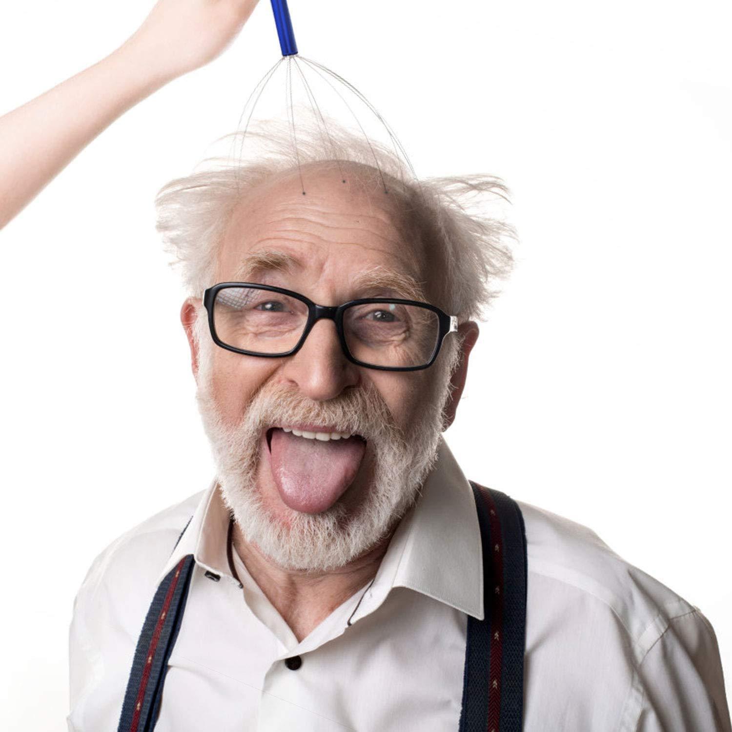 CraftsCollectionStore Crafts Collection Store (Pack of 1) Scalp Massage Machine Head Massager Scalp Scratcher 12 Fingers Head Scratcher For Head Massage Body Relaxing Hair Massage