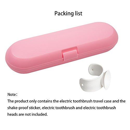 Nincha Plastic Electric Toothbrush Travel Case for Oral-B Pro Series, Pink