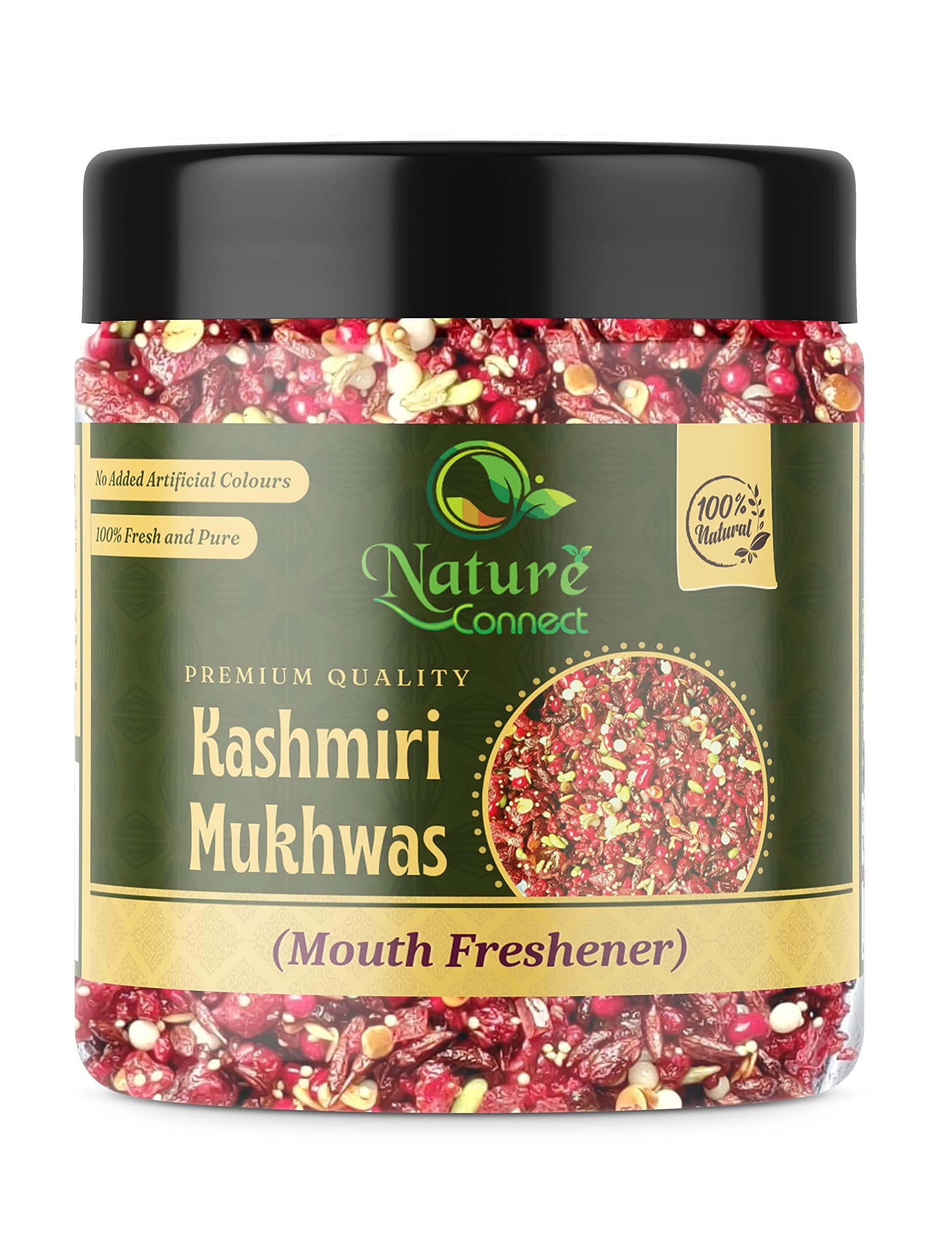 Nature Connect Nature Connect Kashmiri Mukhwas 350 Grams Home Made Kashmiri Mukhwas Mouth Freshner | Digestive, After-Meal, Mukhwas Kashmiri Mukhwas [Jar Pack]