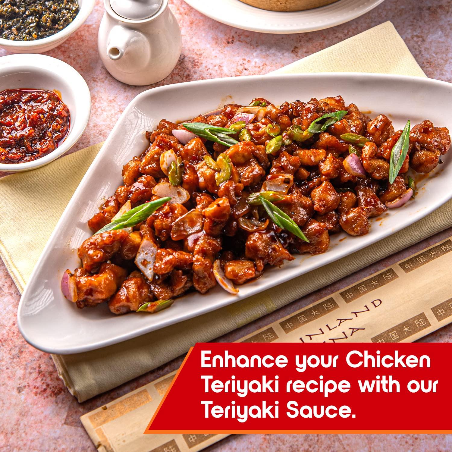 Mainland China Mainland China Smoked Teriyaki Sauce | Culinary Sauce | Japanese Style Teriyaki Sauce | Ready To Cook Sauce | No Artificial Colour Or Flavour Added | Bring Mainland China Taste At Home | 100% Vegan Sauce | Delicious Sauce Bottle | Chinese Test Made i