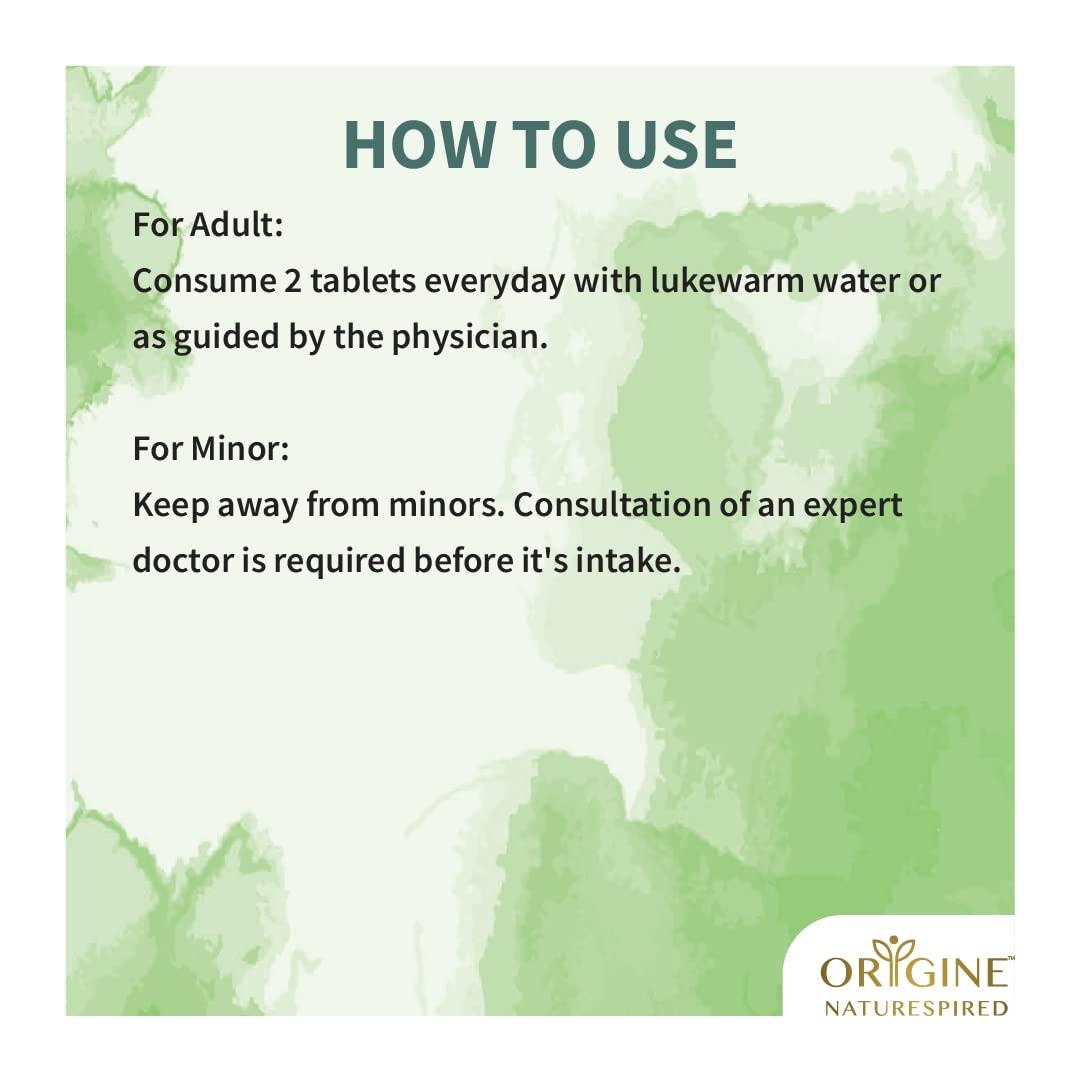 ORIGINE NATURESPIRED Origine Naturespired Brahmi Mind Wellness Tablets | Improves Alertness | 100% Pure & Natural | Stress Relief | Memory Booster For Focus & Mood | Natural Health Supplement - 60 Vegetarian Tablets