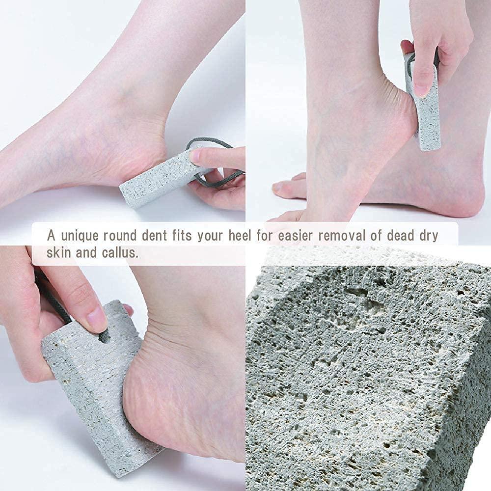 Terra Distribution Pumice Stone, Natural [Made in Japan] Ergonomic Shape, Extra Fine Texture, Hard & Cracked Skin Callus Remover for Men, Women, Kids and Gifts (Coarse for heel)