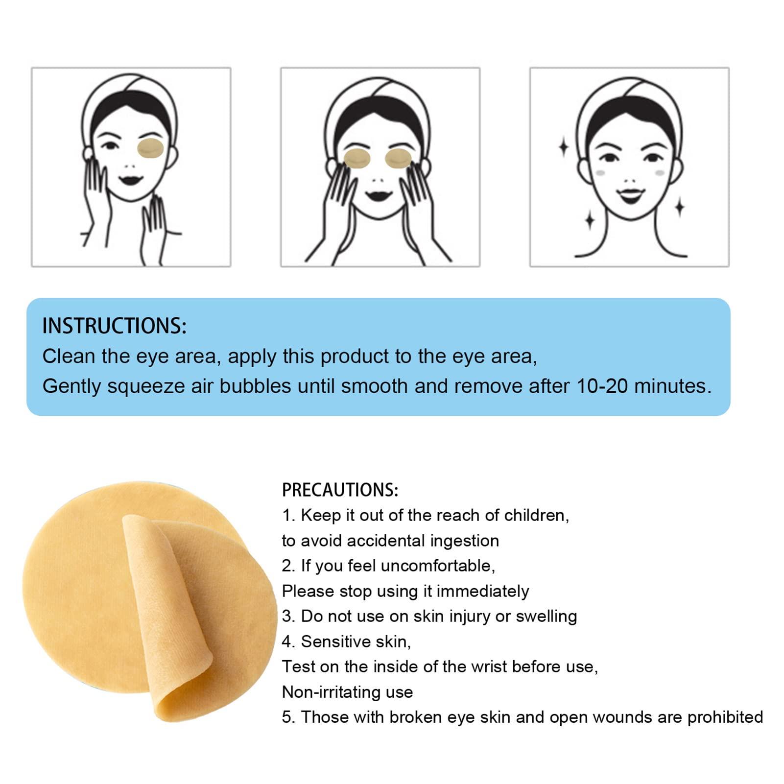 RYAP 20Pcs Blueberry Lutein Eye Patches Relieves Discomfort Dry Eyes Astrint Eye Eye Blurred Vision