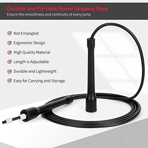 SAVE SAVE™ Gym Protein Shaker Bottle with Free Speed Skipping Rope | Whey Protein and Mass Gainer Shaker Blender with Mixer Ball (700 ML)