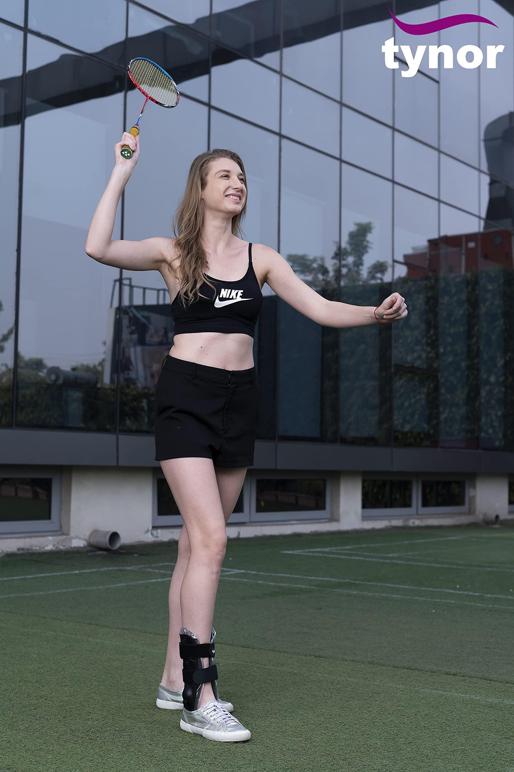 TYNOR TYNOR Air Ankle Splint, Black, Universal Size, 1 Unit