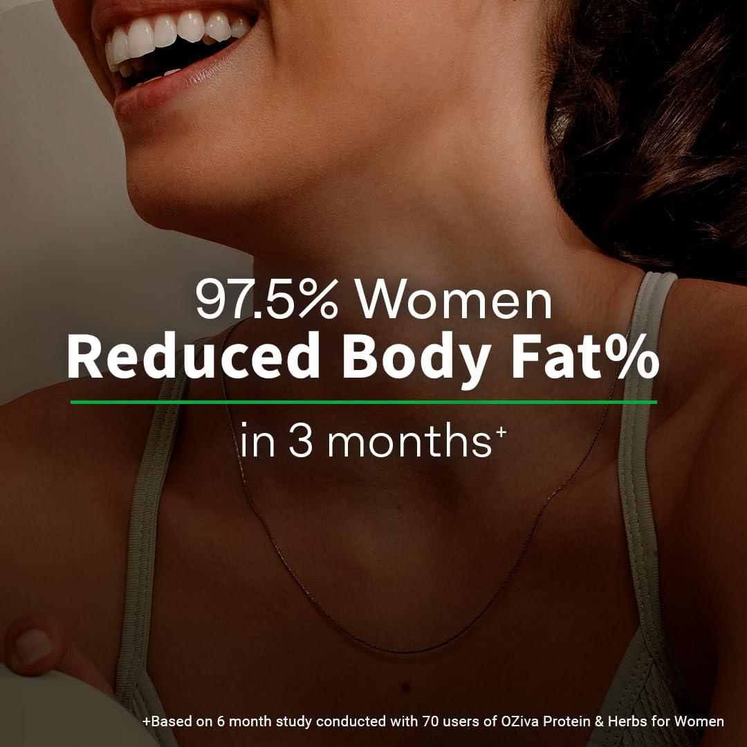 OZiva OZiva Protein & Herbs for Women (Vanilla Almond) I Manage Weight, Energy & Metabolism | Clean Protein, Shatavari, Green Tea I No Added Sugar, 1lbs + Shaker (Super Saver Pack)