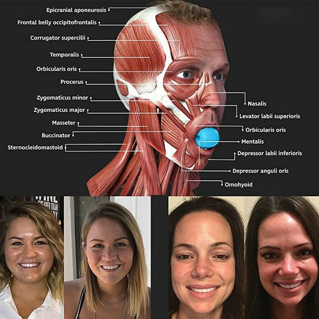 MYYNTI Myynti Jaw Exerciser for Men and Women Face Slimmer Jowline Shaper Double Chin Reducer Jaw Trainer Workout Multicolor Pack of 1