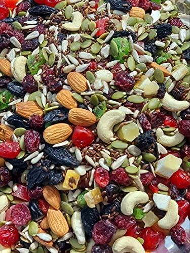 ENGLISH NUTS-THE DRY FRUITS HOUSE ENGLISH NUTS-THE DRY FRUITS HOUSE Blackjack 1 Kg Premium 12 In 1 Mix Dry Fruits And Nuts With Almonds Cashew Kishmish Raisins Walnut Pumpkin Seed Black Currant And Many More Dry Fruits, Seeds & Nuts