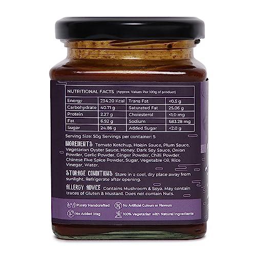 Hunan at Home Hunan at Home Tangy Sweet Oriental BBQ Stir Fry Sauce (250 Gms) No MSG, 100% Vegetarian, Ideal for Stir Fries, Sizzlers, Noodles, Marinade, Dip, Dressing, Used in Korean, Thai and Chinese Cooking