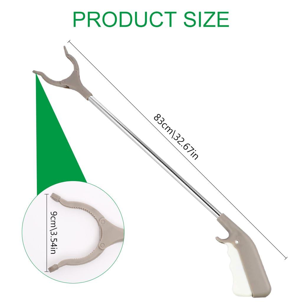 HASTHIP HASTHIP 33\'\' Waste Grabber Reacher Tool With Easy to Squeeze and Grip Handle for Litter Pick Trash Pick Up, Grabber Claw Pick Up Reacher Tool Assistaive Device for Elderly