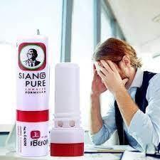 MISTYCDEP SIANG PURE Nasal Relief Inhaler | 2 in 1 Inhaler | Refreshing And Aroma Oil Stick For Relief Of Nasal Congestion And Vertigo | Product Of Thailand (3 pcs)