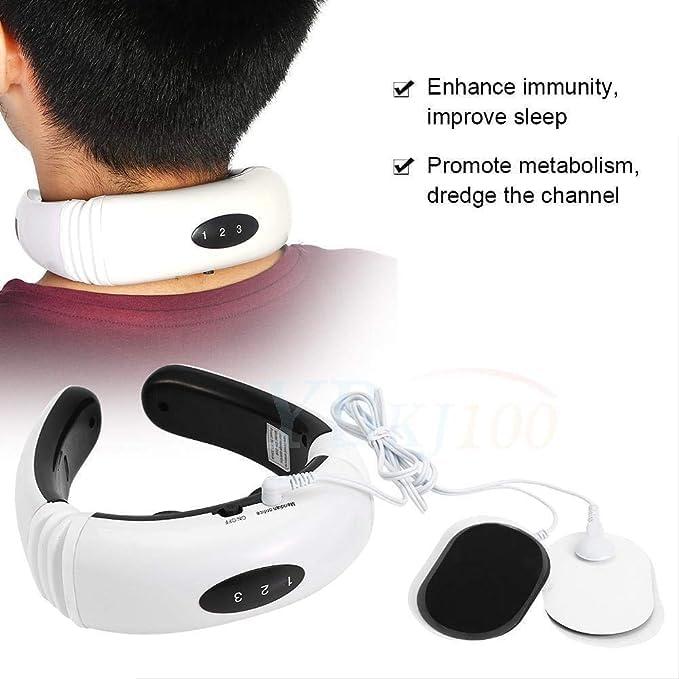 ESHOPSKART STORE Electric Neck massager KL-5830 Portable Neck Massager With Infrared Heat and Health Neck Care (811-3) 14x15x04CM